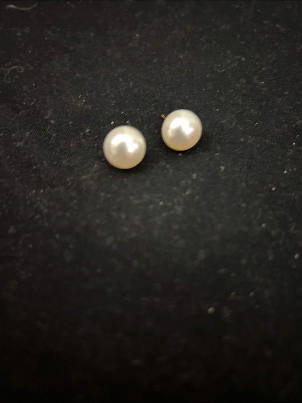 EFFY 14K yellow Gold Classic White Pearl Stud Earrings